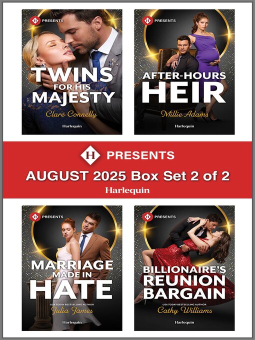 Cover image for Harlequin Presents August 2025--Box Set 2 of 2